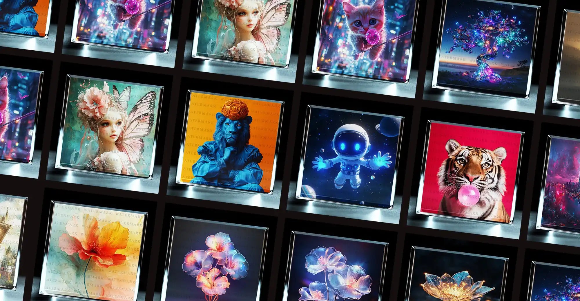Office Wal Art Acrylic Photo Blocks